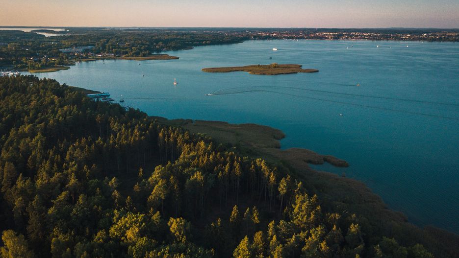 Widok na jezioro Niegocin 