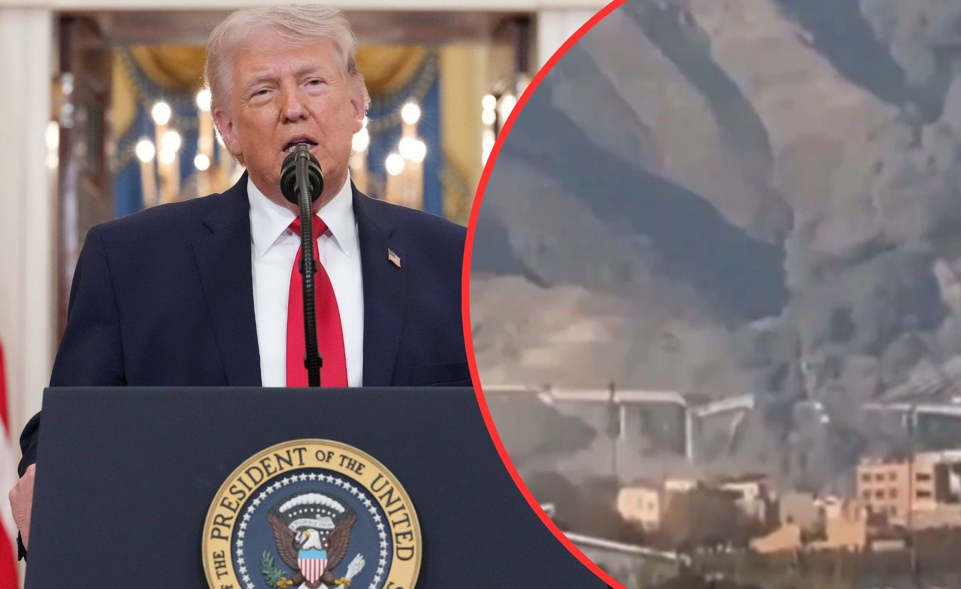 Zniszczony istotny most w Teheranie. Są nagrania