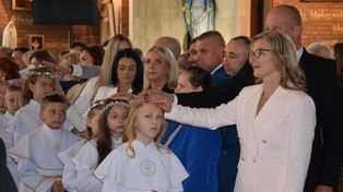 Pierwsza komunia święta odbyła się w kościele św. Antoniego w Zduńskiej Woli
