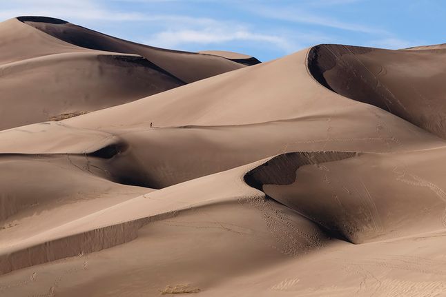 Wyróżnienie w kategorii Człowiek w Naturze, profesjonalista. Na zdjęciu Great Sand Dunes w Kolorado.