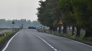 Zderzenie samochodów osobowych. Utrudnienia na trasie Bydgoszcz - Koronowo