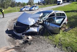 Koszmarny wypadek pod Bełchatowem. Są ranni