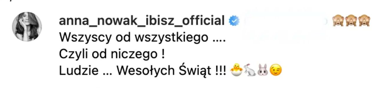 Anna Nowak-Ibisz broni Krzysztofa Ibisza