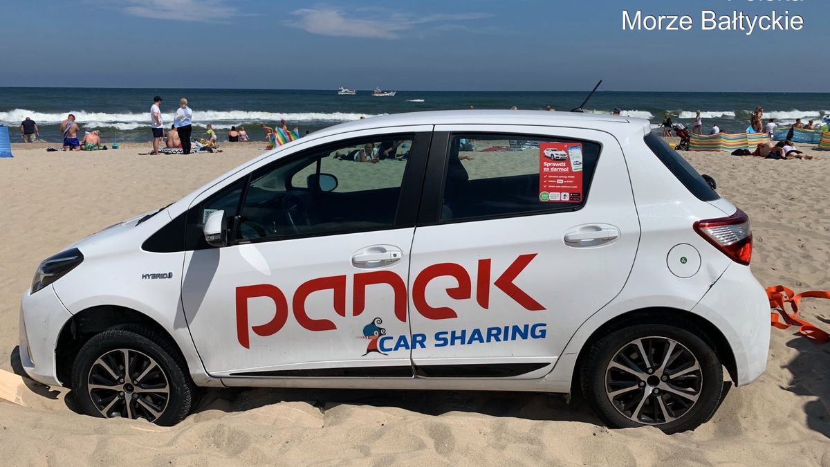 Kierowca umknął z miejsca zdarzenia, ale firma doskonale wie kto wypożyczył yarisa.