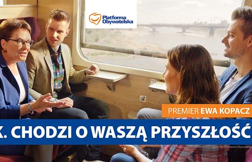 PiS w nowym spocie kpi z hasła wyborczego „Słucham, rozumiem, pomagam” Ewy Kopacz