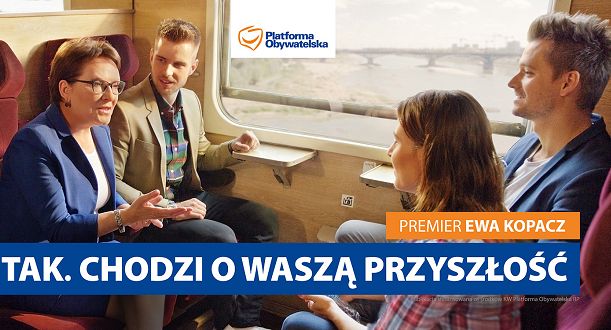 PiS w nowym spocie kpi z hasła wyborczego „Słucham, rozumiem, pomagam” Ewy Kopacz