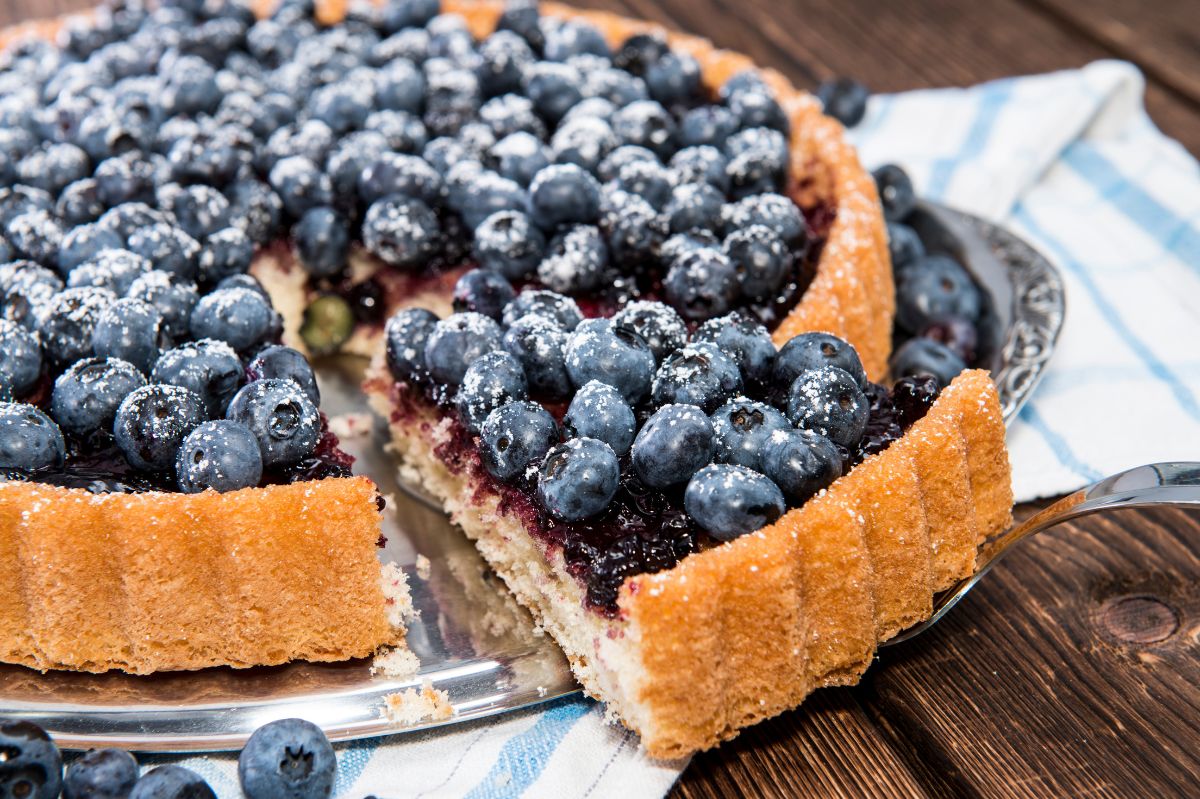 Prosta tarta z borówkami. Robię ją w 30 minut, a rodzina jest zachwycona