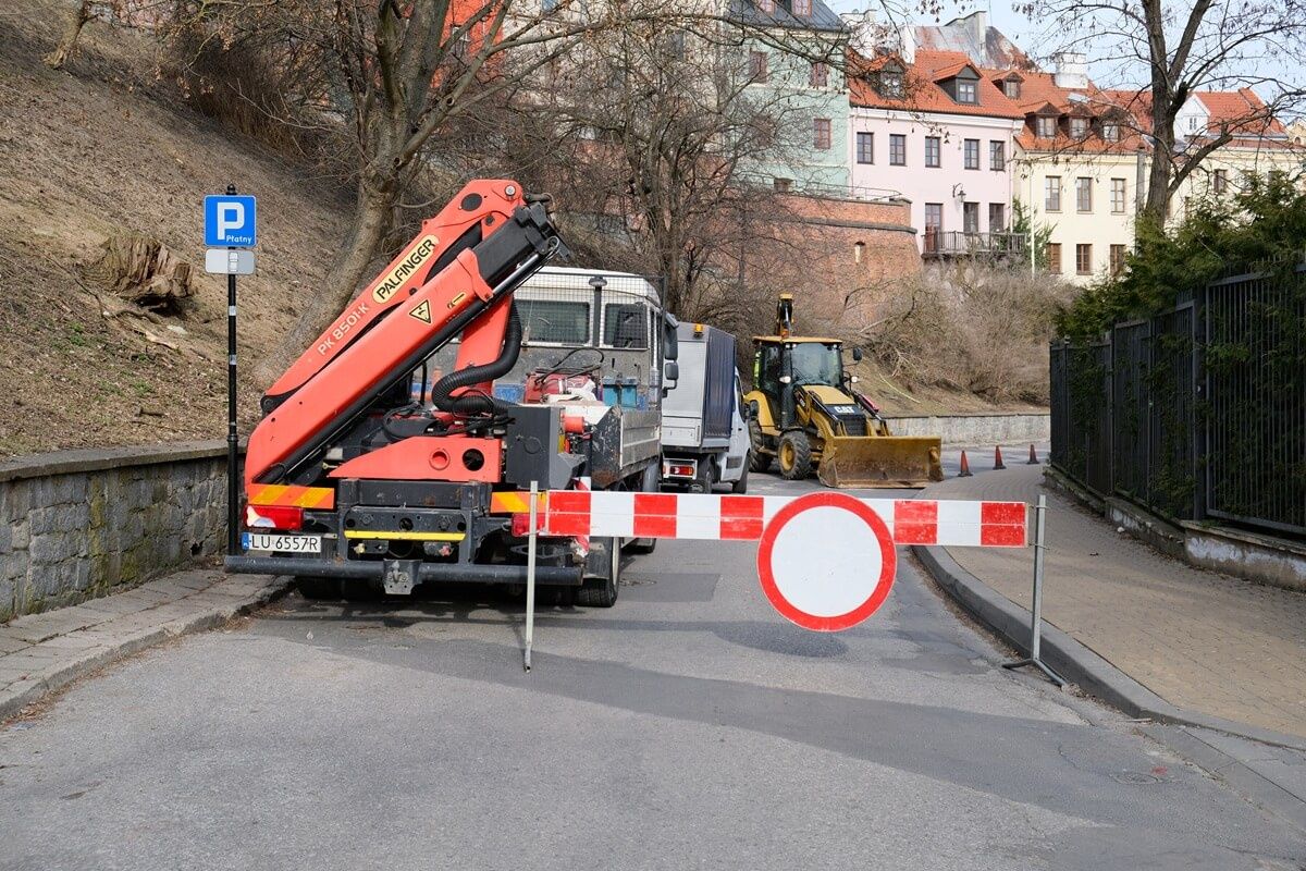 Awaria sieci kanalizacyjnej na ul. Podwale w Lublinie