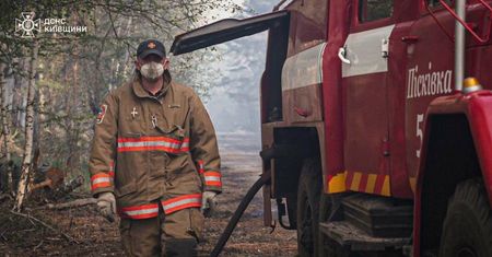 Pożar w strefie wokół Czarnobyla. Płonie ponad 1100 ha lasów