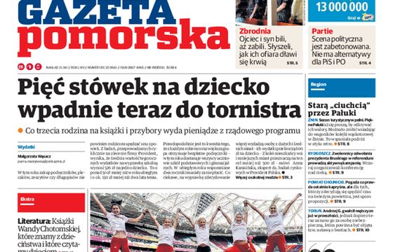 Wszystkie dzienniki regionalne i lokalne ze spadkiem sprzedaży w 2017 rok