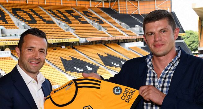 Polska giełda kryptowalut CoinDeal jako sponsor promowana na koszulkach piłkarzy Wolverhampton Wanderers