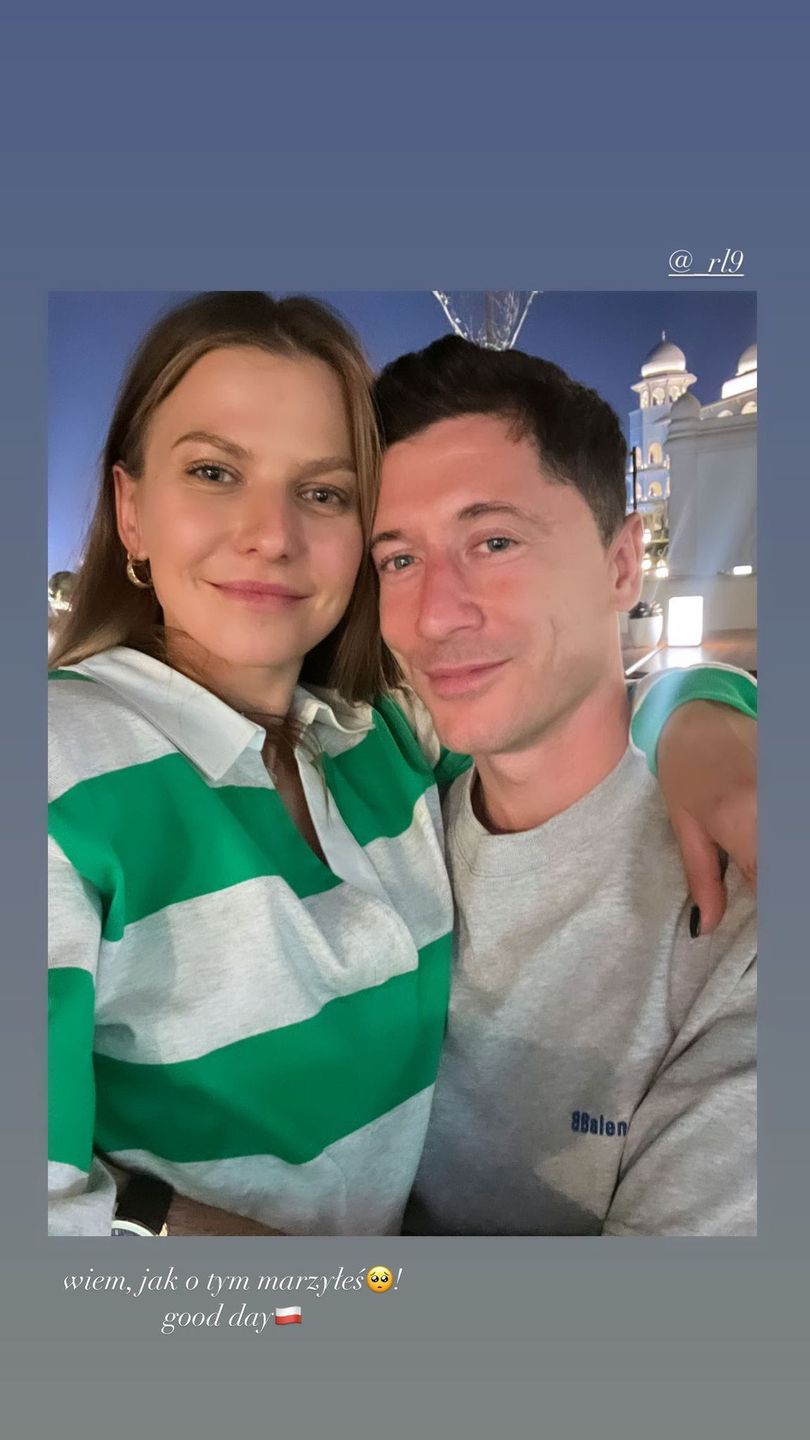 Robert Lewandowski i Anna Lewandowska 