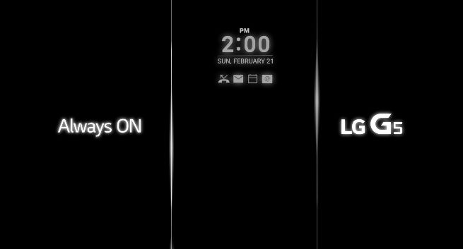 LG G5 z wymiennymi modułami i funkcją Always On na ekranie