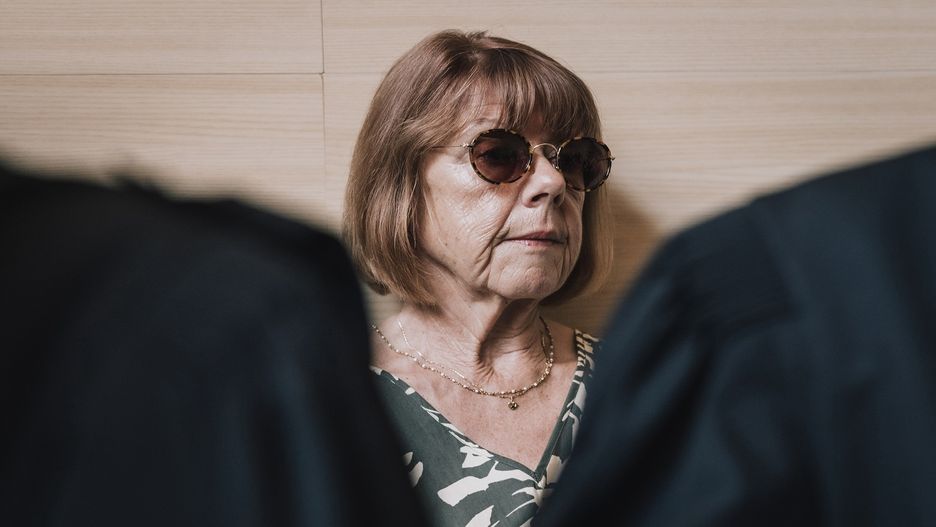 Gisele Pelicot przed sądem.