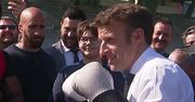Macron podjął rękawicę. Zadał przeciwnikowi cios poniżej pasa