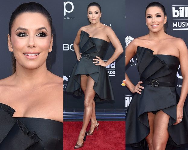 Eva Longoria walczy o uwagę w sukience (?) eksponującej majtki