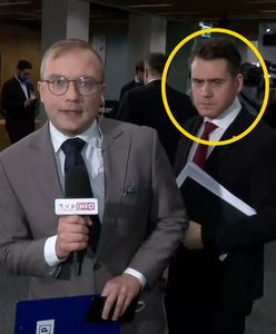 Polityk PiS aż się cofnął. Zwrócił uwagę reporterowi TVP na wizji