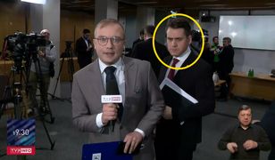 Polityk PiS aż się cofnął. Zwrócił uwagę reporterowi TVP na wizji