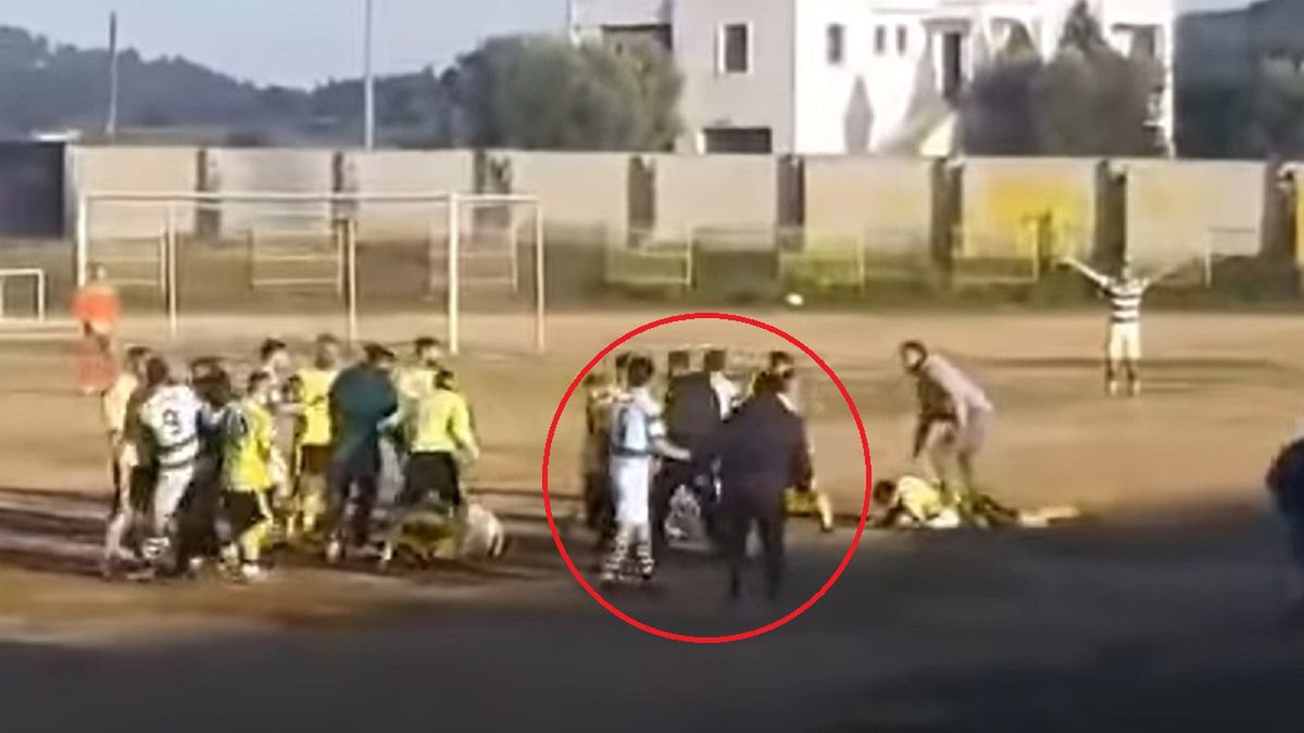 Awantura w czasie meczu w Grecji