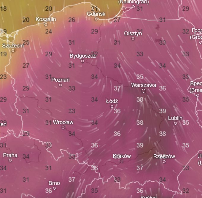 Pogoda w środę 13 sierpnia