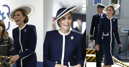 Stylowa księżna Kate odwiedziła Glasgow z księciem Williamem. Zarejestrowano UROCZĄ interakcję pary z fanką (WIDEO)