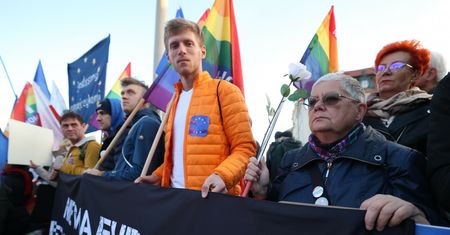 Protest w Warszawie. "Babcia Kasia zatrzymana"