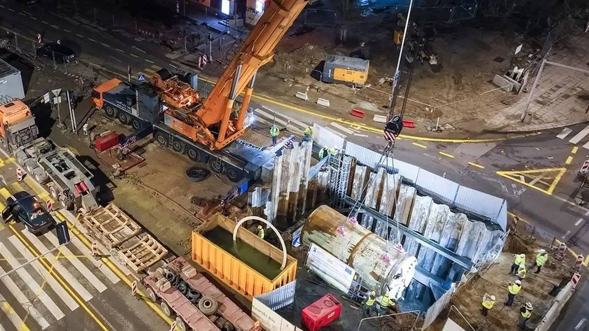 Budowa kolektora Mokotowskiego