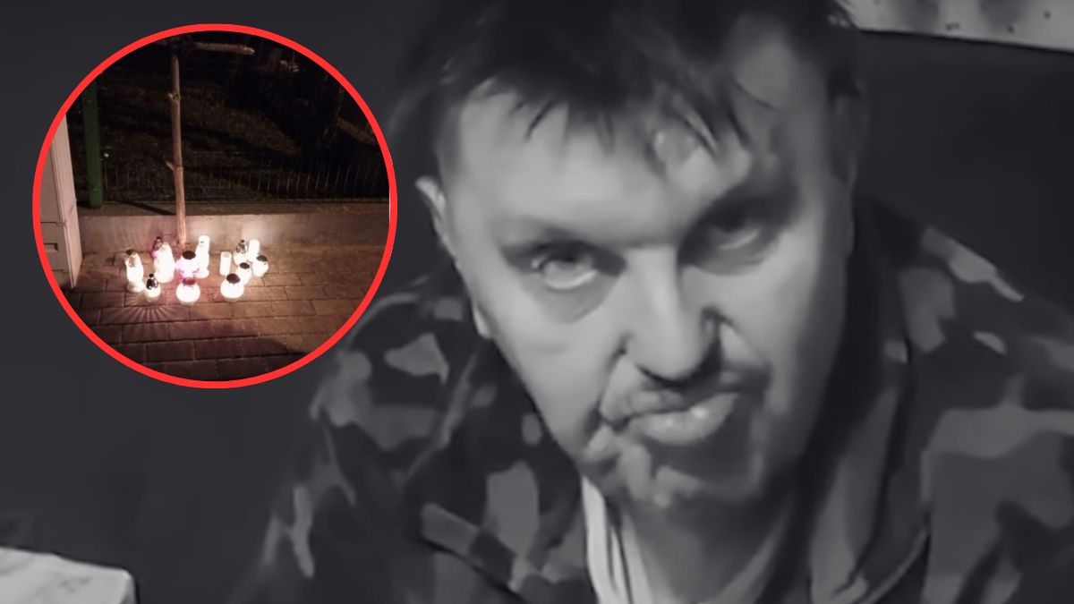 Pokazali, co się dzieje pod domem Krzysztofa Kononowicza