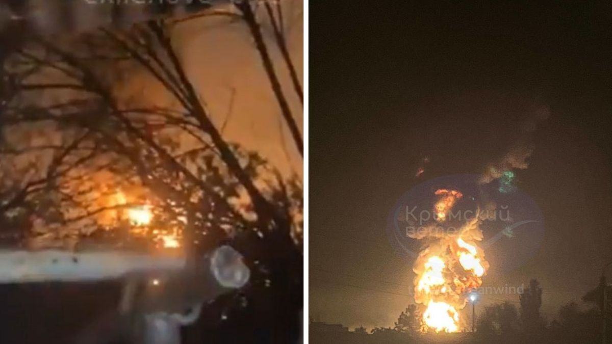 Celny atak Ukraińców. Płonie baza paliwowa na Krymie