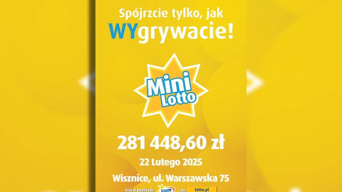 wygrana w Mini Lotto Wisznice