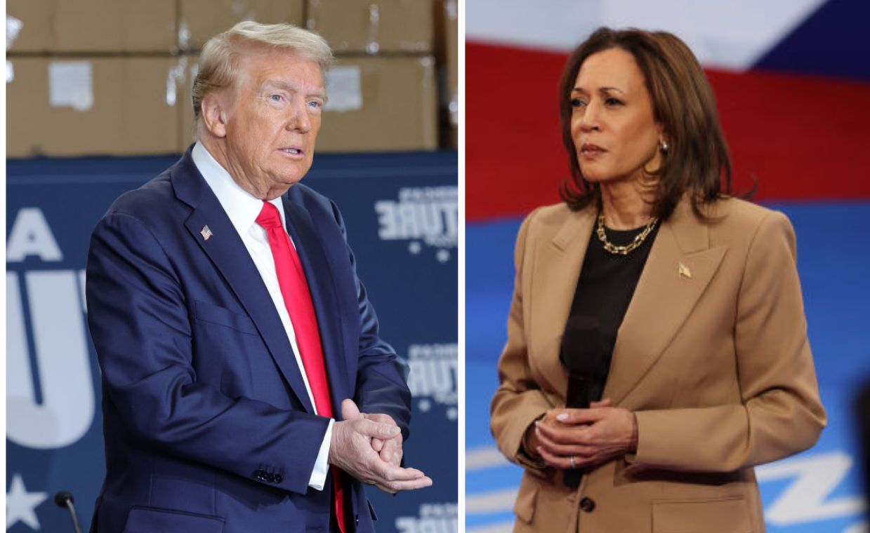 Kamala Harris edges past Trump in poll, voter turnout expected high