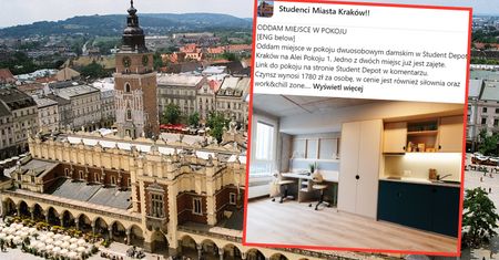 1780 złotych za miejsce w pokoju? Cena w Krakowie zszokowała studentów
