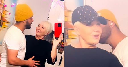 Mama Agnieszki Włodarczyk migdali się z młodszym o 30 LAT mężem. "Lata lecą, to już będą nasze trzecie święta" (ZDJĘCIA)