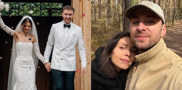 Dominik Dudek WZIĄŁ ŚLUB! Panna młoda oczarowała w koronkowej sukni z welonem do ziemi (FOTO)