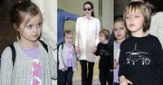 Angelina z bliźniakami na lotnisku w Los Angeles (ZDJĘCIA)