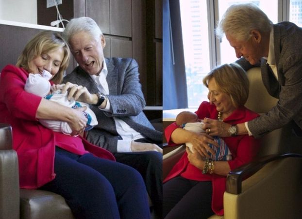 Bill Clinton pochwalił się wnuczką! (FOTO)