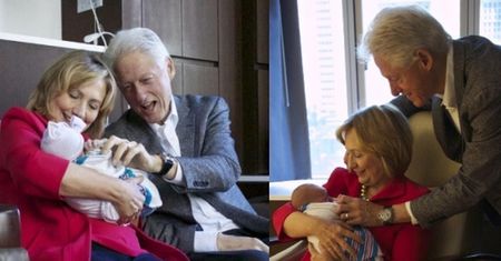 Bill Clinton pochwalił się wnuczką! (FOTO)