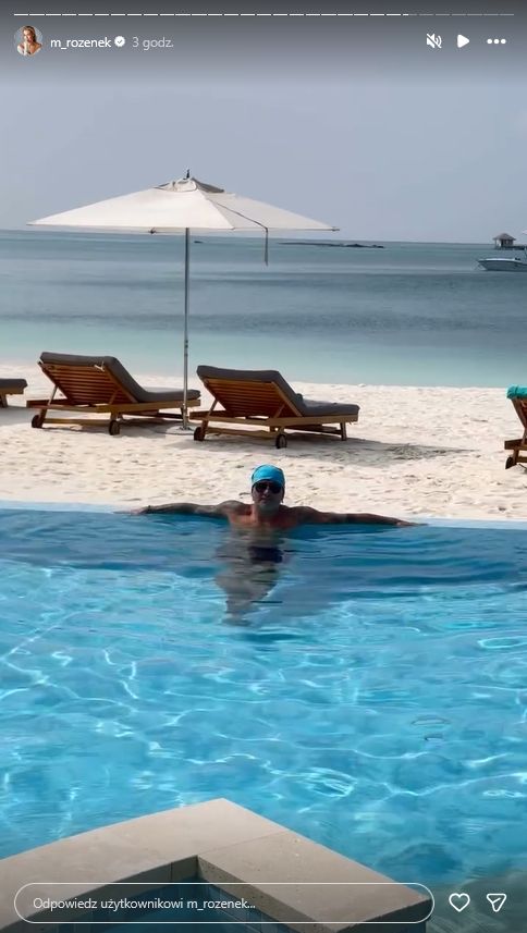 Małgorzata Rozenek chwali się kolejnym dniem na Malediwach