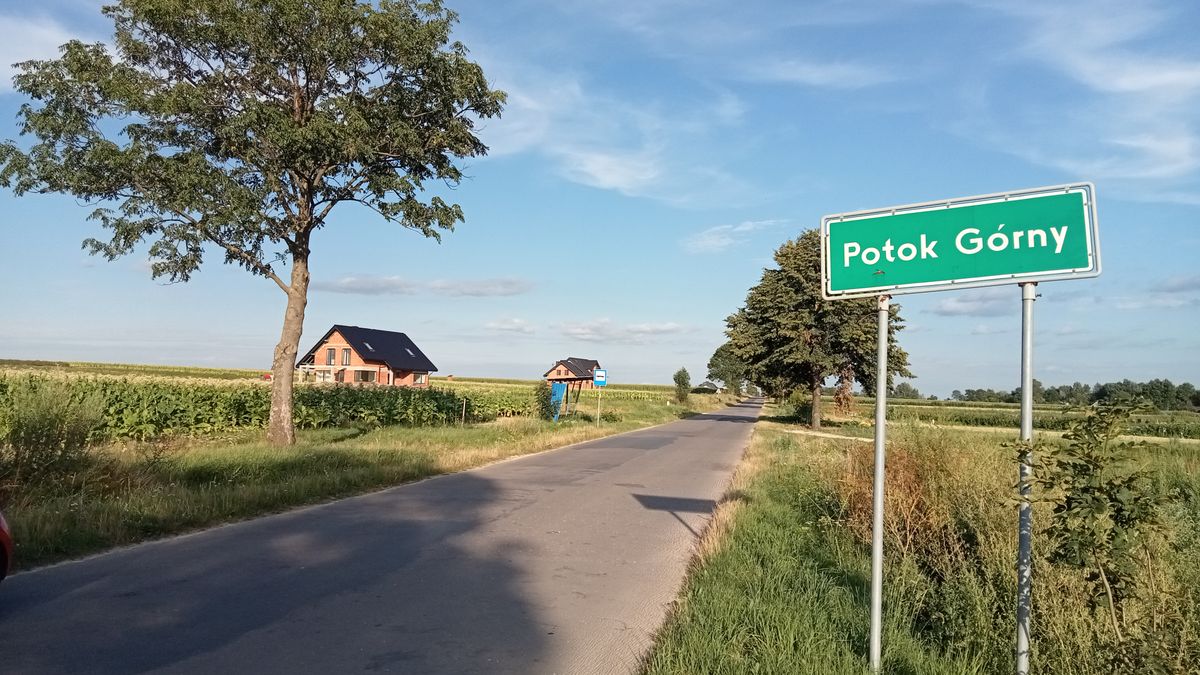 Wjazd do "najbiedniejszej gminy w Polsce"