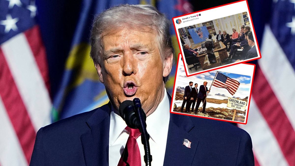 Donald Trump / grafiki opublikowane przez Trumpa