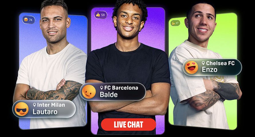 Czaty na żywo z piłkarzami. Nowość w serwisie streamingowym