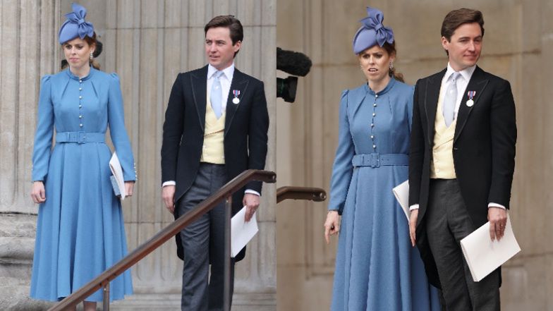 Księżna Beatrycze z mężem