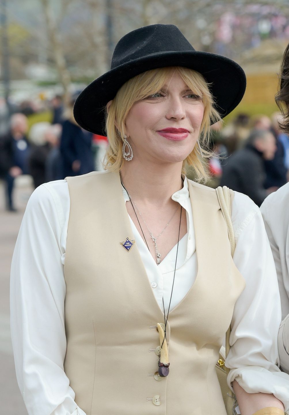 Courtney Love przyłapana na brytyjskim festiwalu
