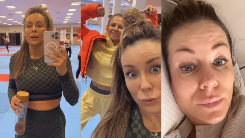 Małgorzata Rozenek na obozie Anny Lewandowskiej