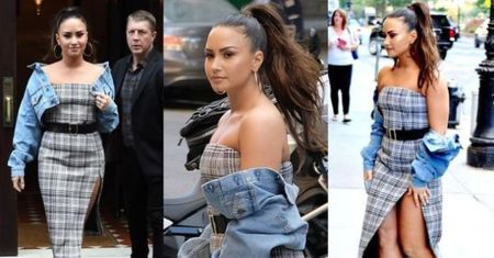 Demi Lovato odsłania nogi w sukience za 6 tysięcy