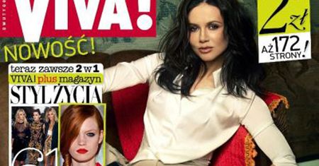 Wyretuszowana Rusin na okładce "Vivy"!