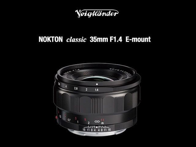 Voigtlander Nokton 35mm f/1.4 w wersji z mocowaniem Sony-E 2