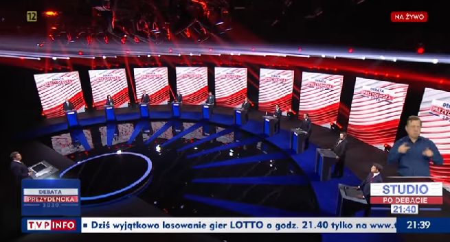 Skargi na debatę prezydencką w TVP. "Faworyzowanie Andrzeja Dudy"