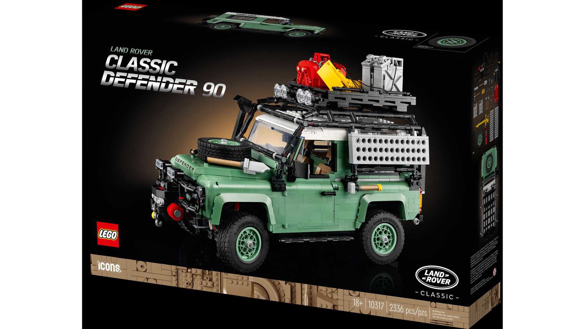Land Rover Defender 90 Icons Lego