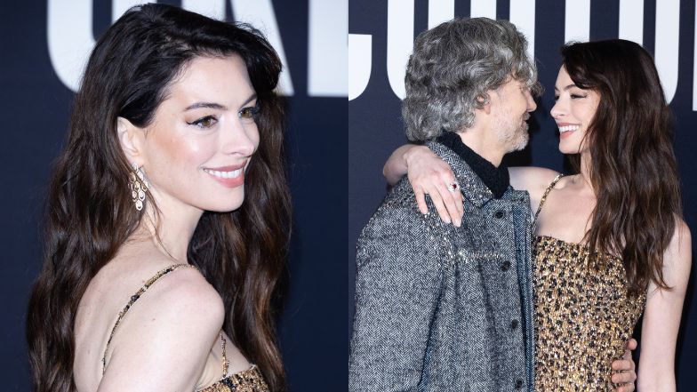 Anne Hathaway bryluje z mężem na paryskim Fashion Weeku